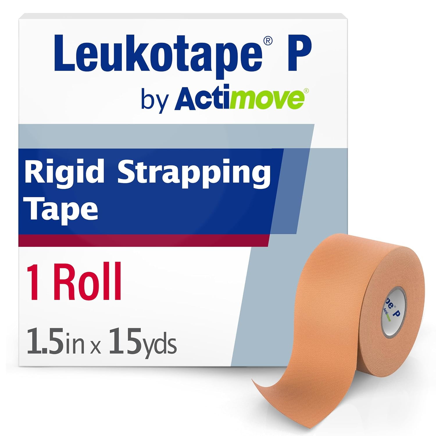 Leukotape 1.5 x 15 Inches Hand Tearable Athletic Sports Tape