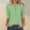 Green, variant on SROBPTY Womens Fall Top, 3/4 Sleeve Shirts for Women, Women's Casual Loose Button V Neck 3/4 Sleeve T-shirt Top Mint Green,XXXXXL