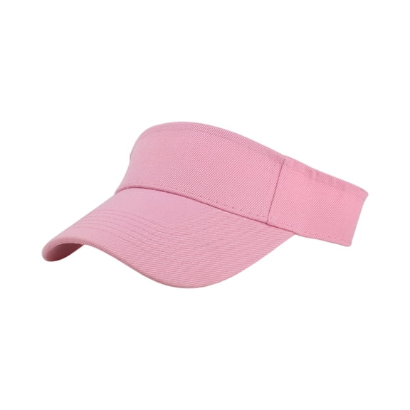 IAJDKMEK Unisex Sun Hat Golf Hat - Open Crown, Solid Color, Breathable, Lightweight, Works as Dad Hat for Running, Walking and Outdoor Leisure,Pink