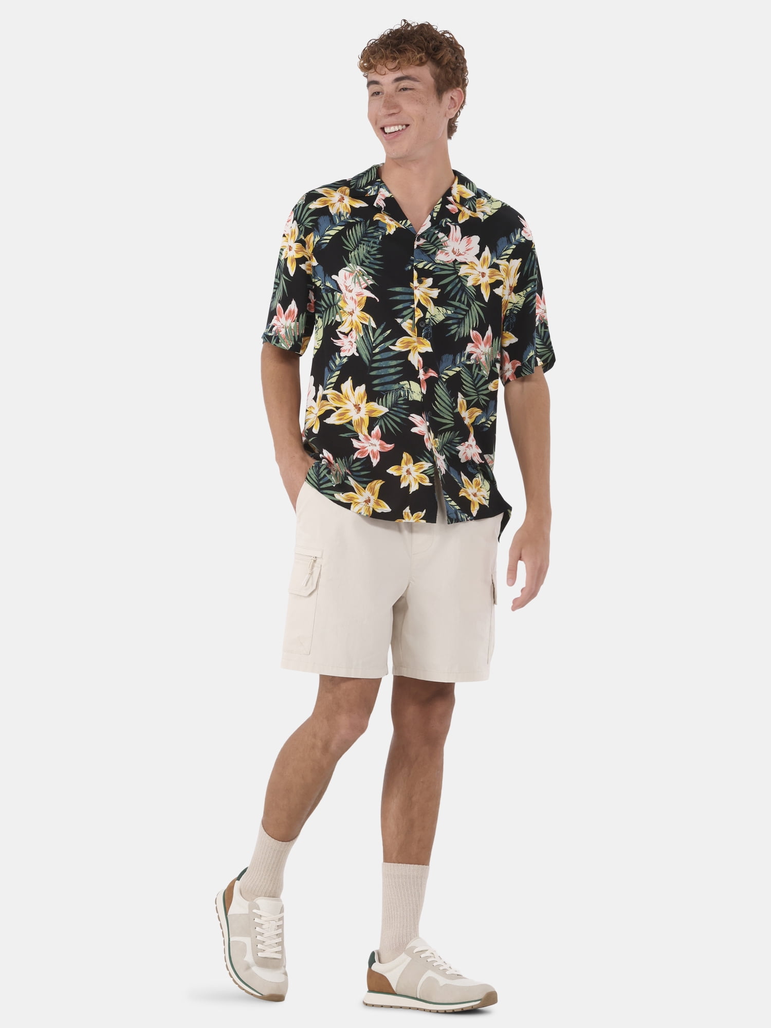 No Boundaries Men's & Big Men's 6" Cargo Short, Sizes XS-5XL