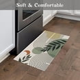 thumbnail image 5 of Sage Green Boho Kitchen Mats for Floor, Boho Modern Abstract Geometry Beige Kitchen Rugs Set of 2 Carpet Area Rug, Plant Sage Green Boho Kitchen Decor and Accessories Stuff, 17x30 and 17x47 Inch, 5 of 7