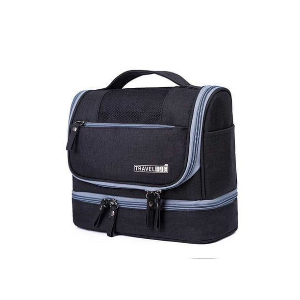 Neceser de viaje colgante Advancent organizador de maquillaje impermeable negro