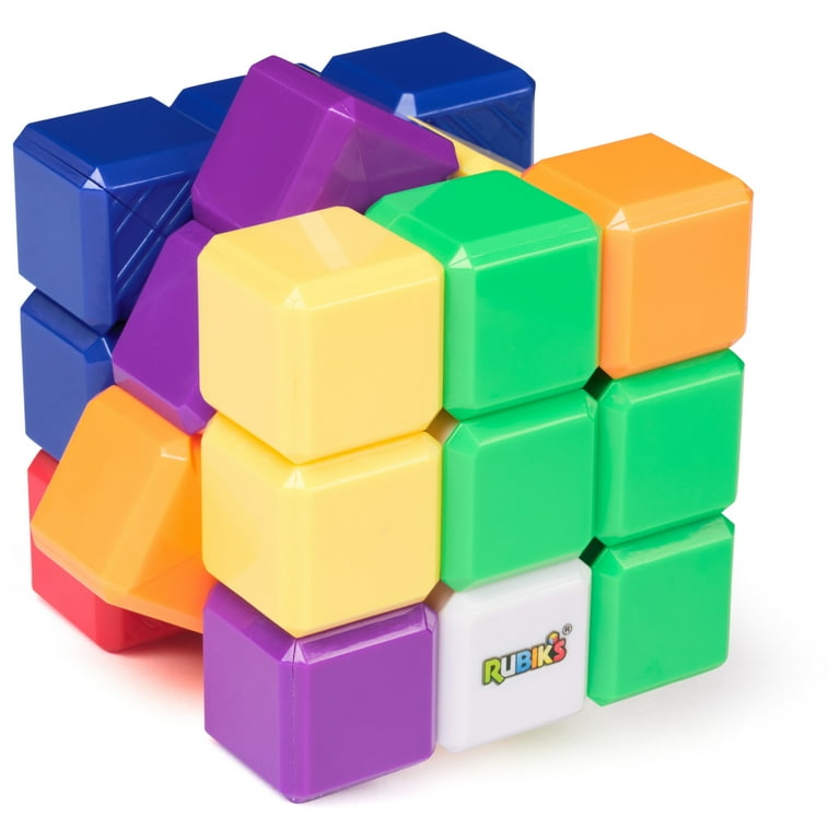 【北京PTS2025限定】TINYTINY Rubik's Cubeフィギュア Rubik's Tetris Cube, Color-Matching Puzzle Fidget Toy for Ages 8