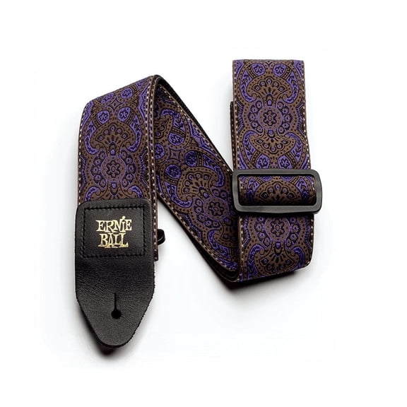 Ernie Ball Jacquard Guitar Strap - Purple Paisley