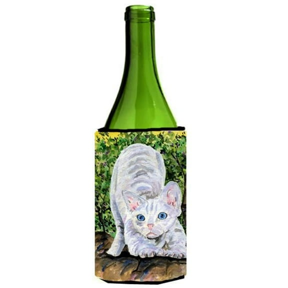 Cat - Devon Rex Wine bottle sleeve Hugger - 24 oz.