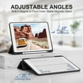 thumbnail image 3 of Funda Premium para iPad 10.2" con Soporte para Apple Pencil y TPU Antichoque Función Auto Sueño Negro, 3 of 5