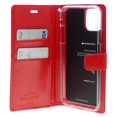 thumbnail image 2 of Goospery Bluemoon Card Holder w/Clip Leather Folio Wallet Flip Case For iPhone 11 Pro Max(6.5"), Red, 2 of 3