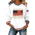 thumbnail image 5 of Kaondbfi 250th Anniversary USA T Shirts for Women Fashion American Flag Patriotic Pullover Tops Womens Casual Loose Shackets, 5 of 5