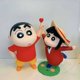 thumbnail image 2 of 2024 Nuevo Love Crayon Shin-chan Xiao Ai Hecho a mano con linterna 37cm Pvc Modelo Muñeca de juguete Lindo modelo Juguetes de escritorio Regalos de Navidad, 2 of 5