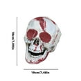 thumbnail image 3 of Realistic Plastic Skull - Halloween Skeleton Prop (Life-Size Spooky Decor for Yard & Parties), 3 of 5