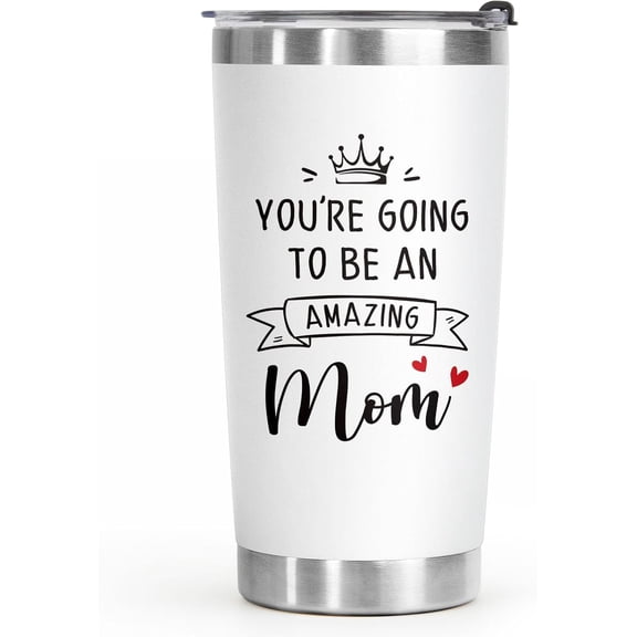 New Mom Gifts, Pregnancy Gifts for Expecting Mom, Mom to Be Gift, New Mommy Essential, Gifts for New Mom, 20 oz Stainless Steel Tumbler