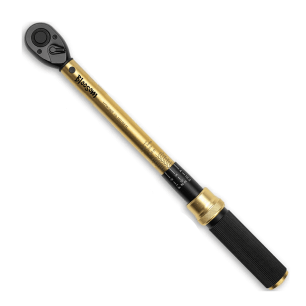 Kit De Llave Bloosom Dinamométricas 1/2'' Torquímetro 10-227 Nm 3pz Dorado