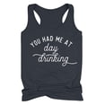 thumbnail image 2 of Daqian Plus Size Sleeveless Tops Women's Drinking Tank Tops Adult Girls Summer Beach Funny Graphic Racerback Tanks Vest Sayings Blouse Sleeveless Tops for Women Plus Size Black 6(M), 2 of 6