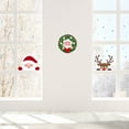 thumbnail image 2 of Walplus  Peeking Santa & Rudolph Christmas Garland Wall Sticker Decor, 2 of 6
