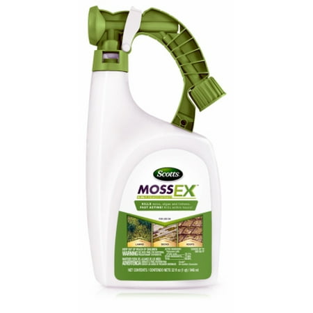Ortho 32 OZ Ready To Spray Moss B Gon Liquid Moss Control Kills (Best Way To Kill Moss In Lawn)