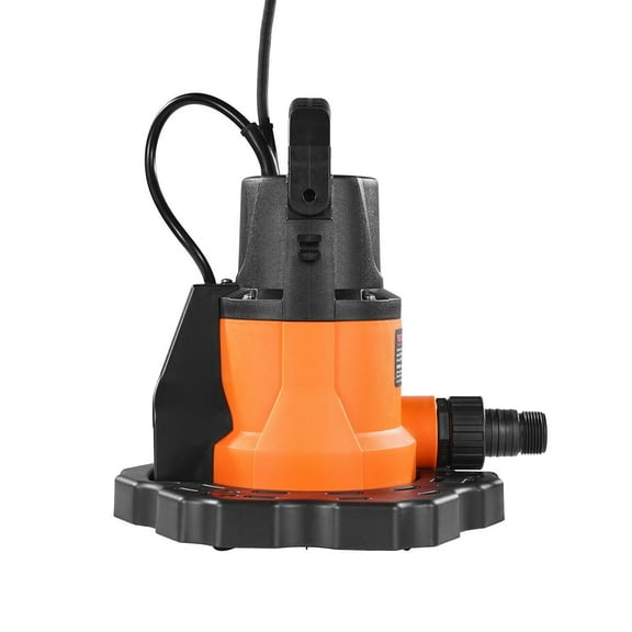 3200 GPH Automatic Pool Cover Pump Submersible 0.66 HP Swimming Pool Pump with 25 ft Cord