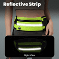 thumbnail image 2 of SAPLIZE Sports Waist Pack for Runners, Fanny Pack for women men Belt Bag Running Belt with Headphone Hole, Fits 6-inch Mobile Phones, Waterproof and Shock-Absorbing, 2 of 8