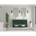 thumbnail image 3 of Willow Collections  60 in. W x 22 in. D Parker Double Sink Bathroom Vanity with Countertop Lafayette Green 2" Calacatta Laza, 3 of 5