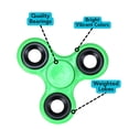 thumbnail image 4 of Fidget Spinners Iconikal, paquete de 24 colores aleatorios, 4 of 7