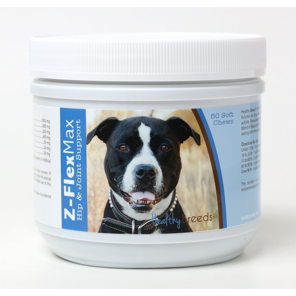 Healthy Breeds Pit Bull ZFlex Max Dog Hip & Joint Supplement Soft