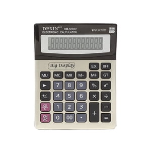 YIMWNYI Calculatrice de batterie, 12-Digit Calculatrice portable avec gros boutons pour le bureau, les affaires et l'étude, calculatrice numérique portable avec affichage clair, léger et compact