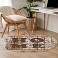 thumbnail image 4 of Round Rug 3.3Ft Washable Non-Slip, Vintage Farmhouse Circle Area Rugs for Living Room Bedroom, Retro Home Text Country Star Wooden Indoor Floor Mats Carpet Runner for Home Decor Aesthetic, 4 of 8