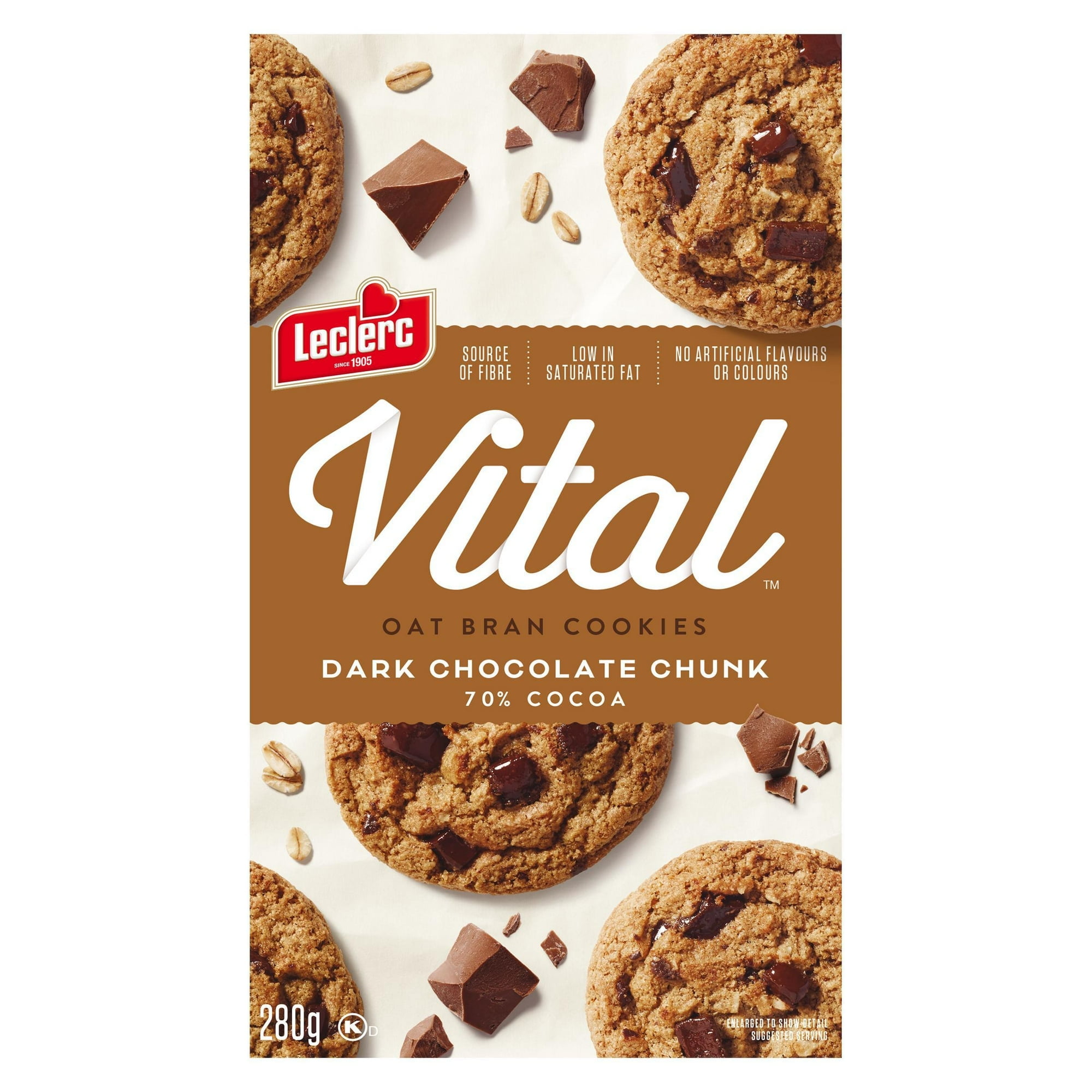 Biscuits Vital Morceaux de Chocolat Noir