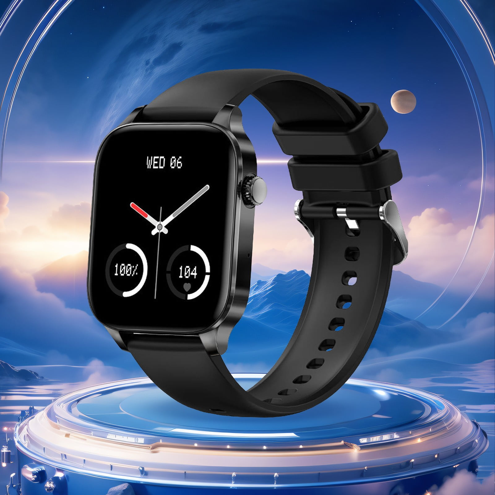 Bdday Smart Watch Full Screen Smart Watches For Android IOS Phones Smart Fitness Watch For Women Man Smartwatch