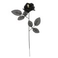 thumbnail image 1 of Rosa artificial, decoración de Halloween con cabeza de calavera para esquejes de flores artificiales de Halloween, muy recomendable, 1 of 7