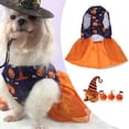 thumbnail image 4 of Tenues de Chien, Robe d'Halloween pour Animaux de Compagnie Résistant à la Décoloration Extensible pour la Fête pour Chiot S, M, L, XL, 4 of 8