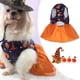 thumbnail image 5 of Halloween Perro Gato Cachorro Disfraz Vestido Perros Pequeños Cosplay Mascota Traje Petitebella Calavera Cara Cachorro Perro Vestido para Perros Medianos Grandes Otoño Invierno ANGGREK  Otros, 5 of 8