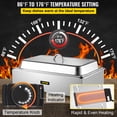 thumbnail image 4 of Calentador de alimentos comercial VEVOR Bain Marie 9.5 Qt Acero inoxidable, 4 of 9