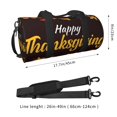 thumbnail image 2 of Fotbe Happy Thanksgiving 1 Bolsa Deportiva de Lona Plegable con Estampado, Bolsa de Gimnasio con Bolsillo Seco/Húmedo, Bolsa de Viaje Ultraligera de Gran Capacidad, 2 of 6