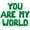 Green, variant on Letter Balloons - YOU ARE MY WORLD 16" Inch Alphabet Letters Foil Mylar Balloon Engagement Party Banner (Gold)