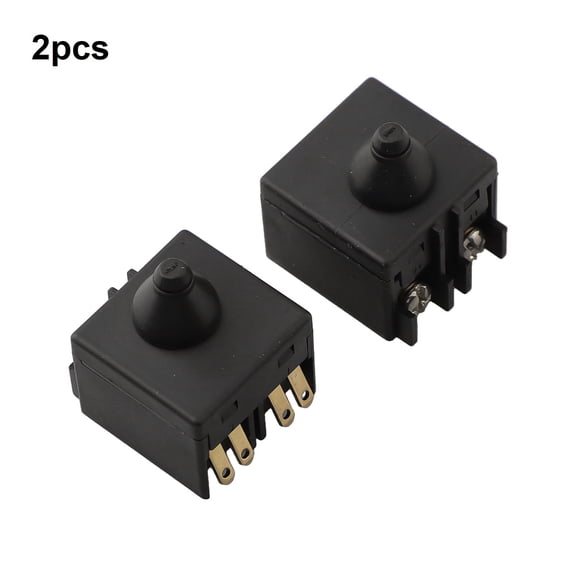 2pcs Angle Grinder Switch for 6-100/7-100 Models, Sturdy Plastic and Metal