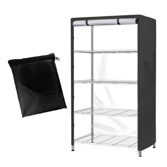 PatungKu Water proof Shelf Cover Oxford Fabric Dust Cover For 36x18x72in Storage Shelf Protectors for Indoor Outdoor Kitchen Use