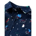 thumbnail image 2 of The Children's Place Baby & Toddler Boys Long Sleeve Button Up Shirt, Sizes 6M-5T, 2 of 3