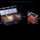 thumbnail image 1 of Juego De Frasco De Salsa Acrílica, Caja De Condimento Transparente Con Botella Separada Para Almacenamiento De Cocina, Duradero Y Seguro, 1 of 7