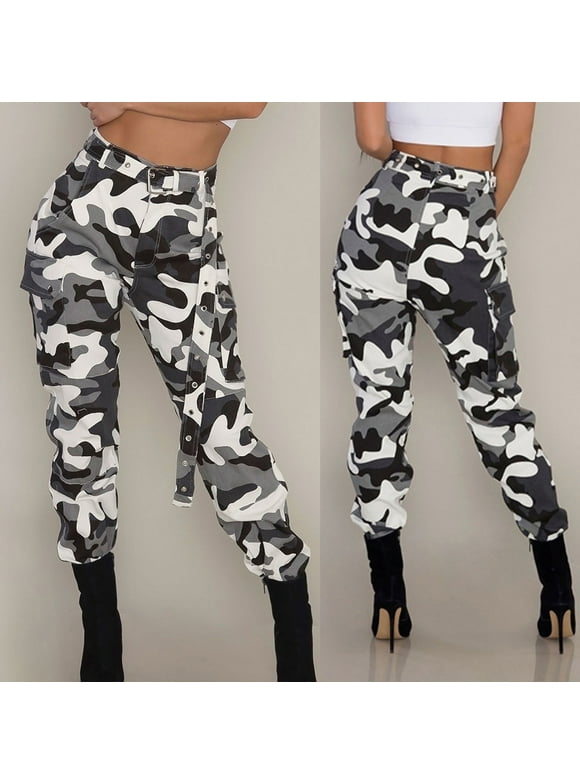 Camo Cargo Pants Woman