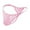 Pink, variant on AOMPMSDX Mens Underpants Lace Thong Briefs Breathable Briefs On Both Sides Open Deduction Underwears
