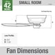 thumbnail image 4 of Ventilador de Techo Hunter Low Profile IV 107 cm 5 Aspas Blanco, 4 of 8