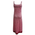 thumbnail image 4 of FcBaudy Robe Sans Manches à Col Rond, Robes d'Été pour Femmes, Robes pour Femmes Mode Femmes Robes Imprimées Sans Manches Vintage Décontractées Longues à Bretelles Robes Femmes Robe, 4 of 6