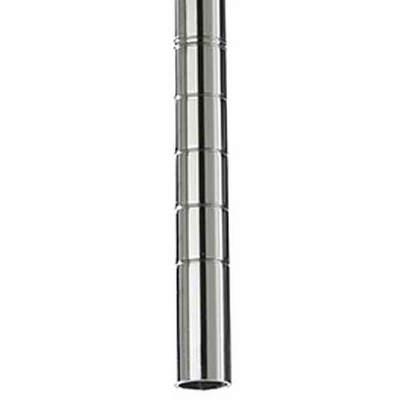 63"H Steel Post, Chrome Finish