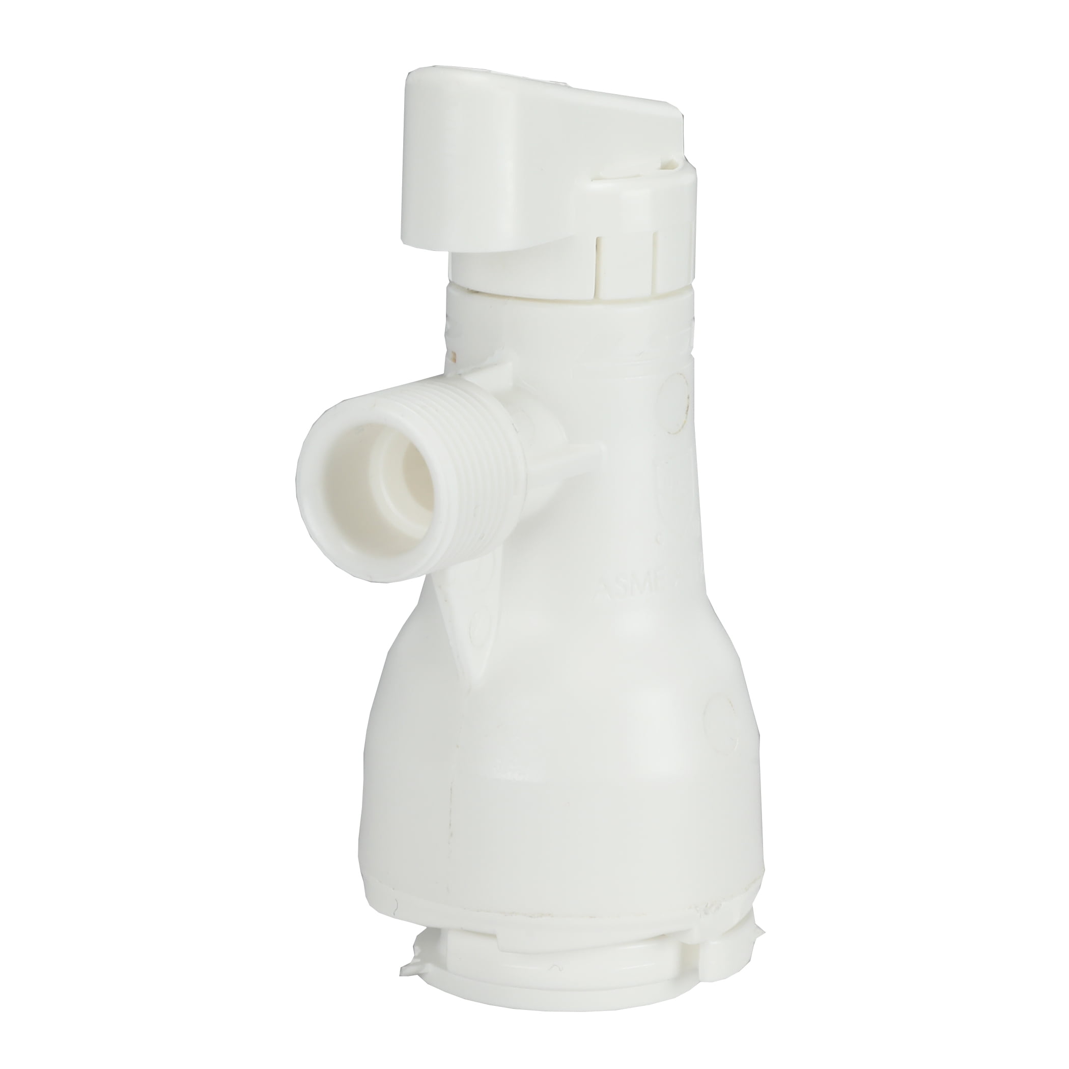 (2 pack) Danco Plastic Push-on Quarter Turn Angle Stop Valve, 0.1 lbs Weight (9DPV-100)