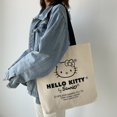 thumbnail image 2 of Sanrio-Bolso de lona de Hello Kitty para mujer, bandolera de hombro Retro, bonito bolso de compras, regalo Kawaii para niños, bolso de mano de dibujos animados de Anime, nuevo, 2022, 2 of 4