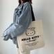 thumbnail image 2 of Sanrio-Bolso de lona de Hello Kitty para mujer, bandolera de hombro Retro, bonito bolso de compras, regalo Kawaii para niños, bolso de mano de dibujos animados de Anime, nuevo, 2022, 2 of 4