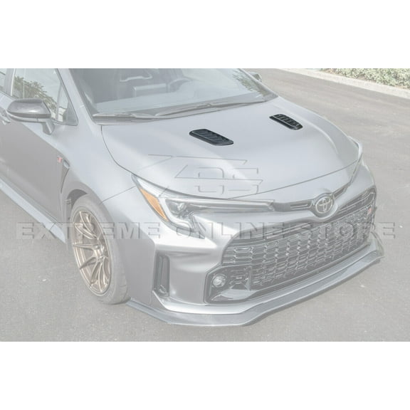 Replacement For 2023-Present Toyota GR Corolla JDM Factory Style Replacement CARBON FIBER Front Bulge Hood Vent
