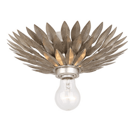 

Flush Mounts 1 Light With Antique Silver Wrought Iron 11 inch 100 Watts - World of Lighting