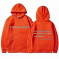 thumbnail image 4 of "You Are Enough Print Hoody Autumn Casual Men's And Women's Pullover Hoodies Tops", 4 of 4