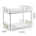 thumbnail image 4 of yuksok Multifunctional Storage Rack 2 Tier Container for Party Living Room Toilet White, 4 of 4
